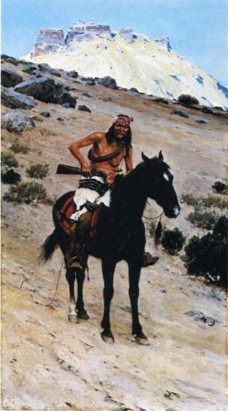 Danger by Henry F. Farny