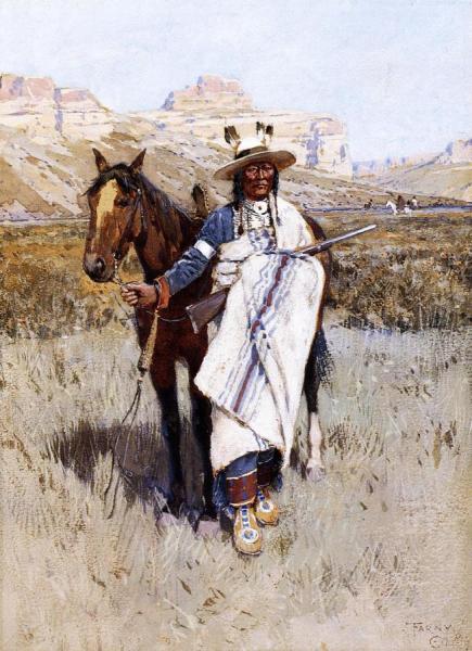 Indian Scout by Henry F. Farny