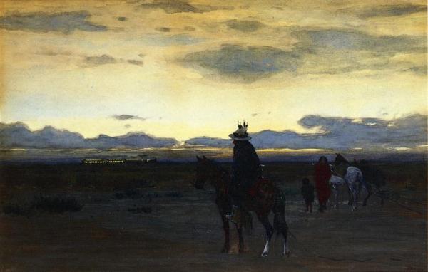 Intruder On The Plains by Henry F. Farny