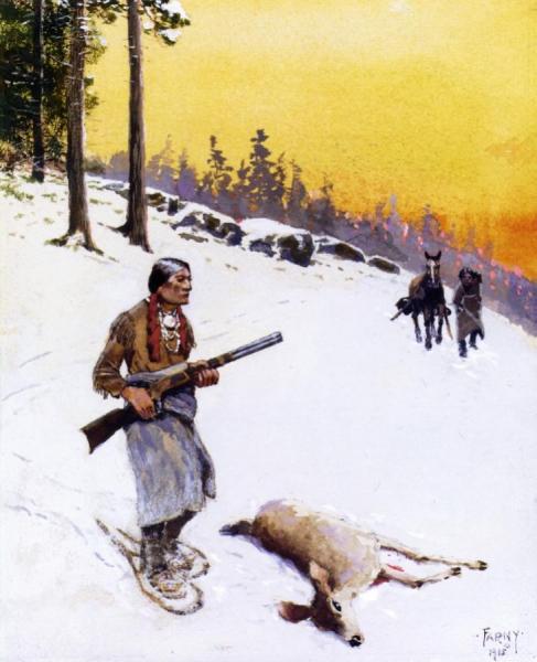 Peace And Plenty by Henry F. Farny