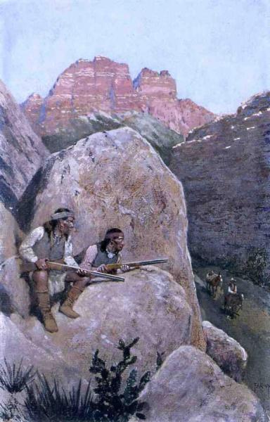 Renegade Apaches by Henry F. Farny