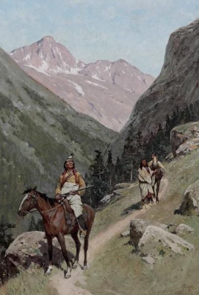 Something Stirring by Henry F. Farny