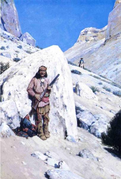 Suspense by Henry F. Farny