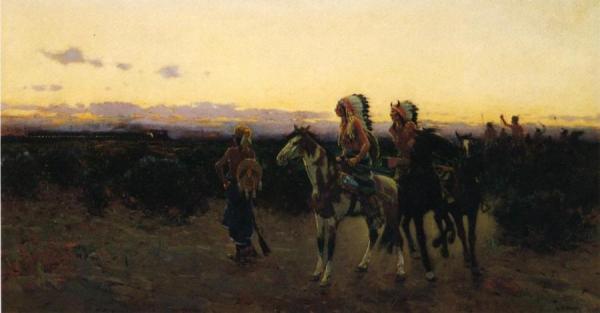 The White Mans Trail by Henry F. Farny