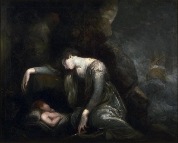 Danae And Perseus On Seriphos by Henry Fuseli