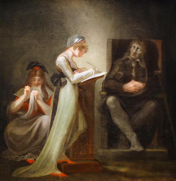 Milton Dictating To His Daughter by Henry Fuseli