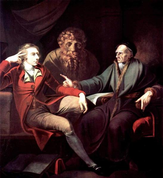 The Artist In Conversation With Johann Jakob Bodmer by Henry Fuseli
