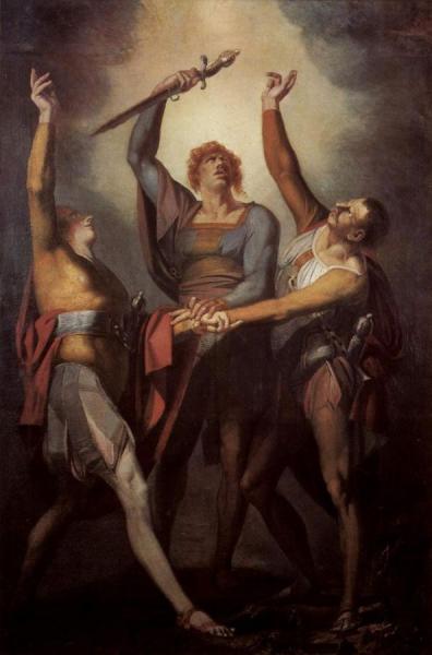 The Oath On The Ruttli by Henry Fuseli