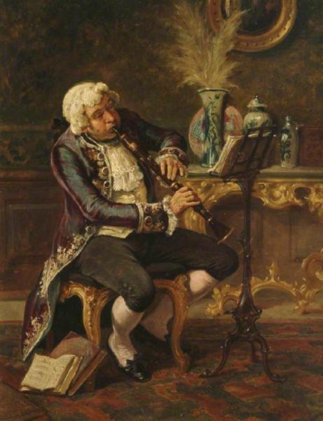 The Musician by Henry Gillard Glindoni