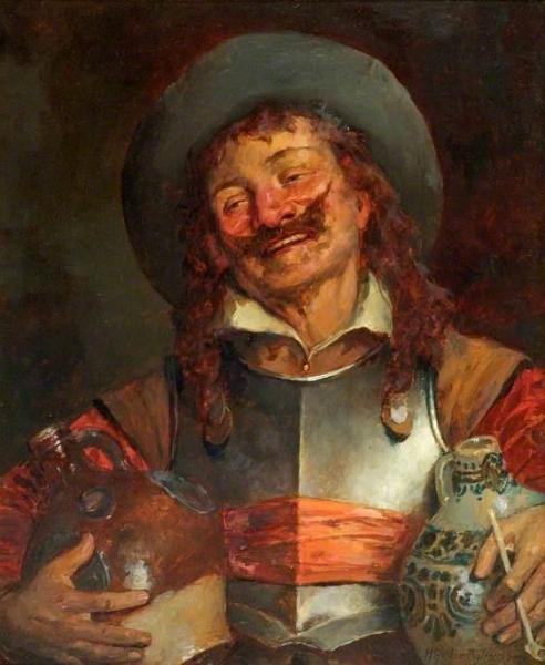 The Pipe And The Bottle by Henry Gillard Glindoni