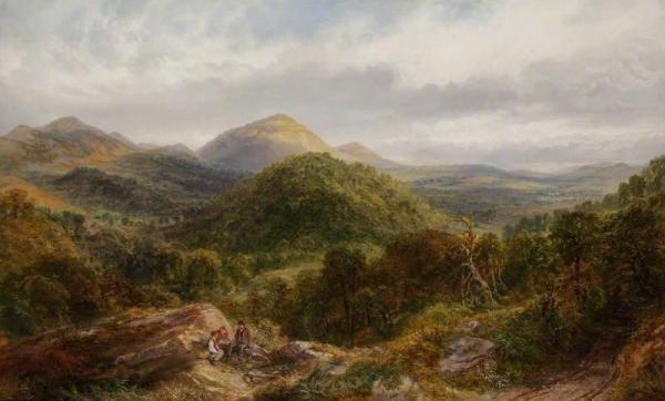 The British Camp And Herefordshire Beacon by Henry Harris Lines