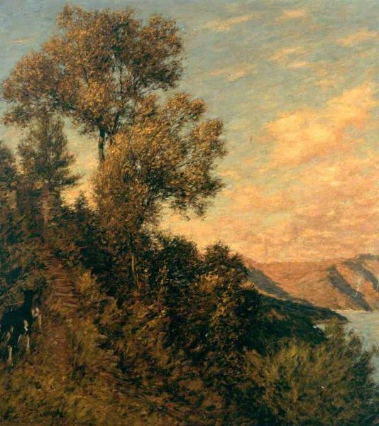 A Ligurian Gulf by Henry Herbert La Thangue