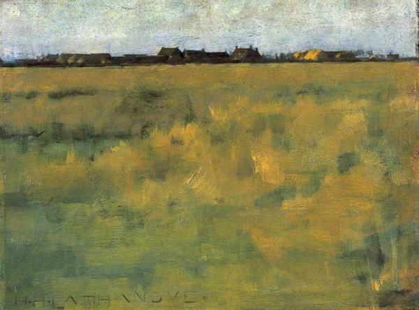 Farm Near Horsey, Norfolk by Henry Herbert La Thangue