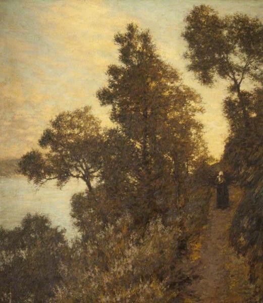 Ligurian Bridle Path by Henry Herbert La Thangue