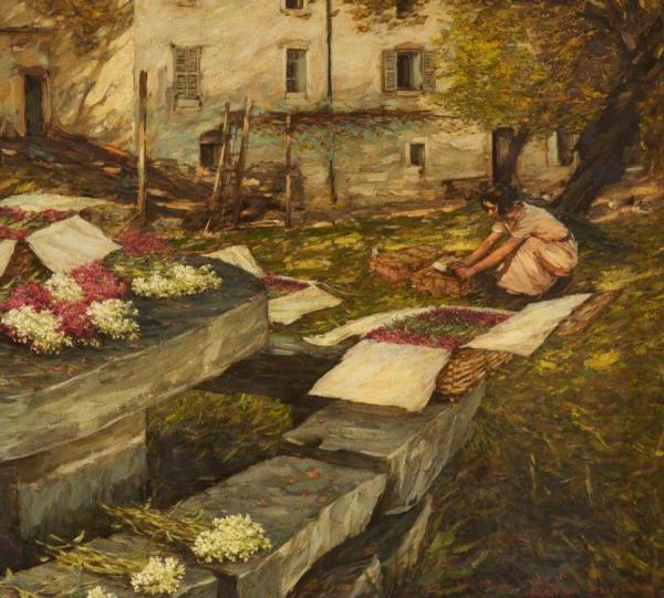 Packing Stocks by Henry Herbert La Thangue