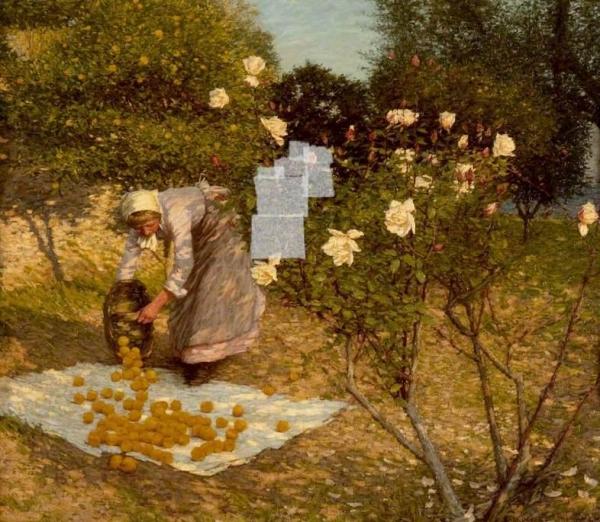 Provençal Winter by Henry Herbert La Thangue