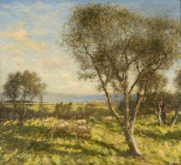 Roman Campagna by Henry Herbert La Thangue