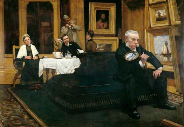 The Connoisseur by Henry Herbert La Thangue