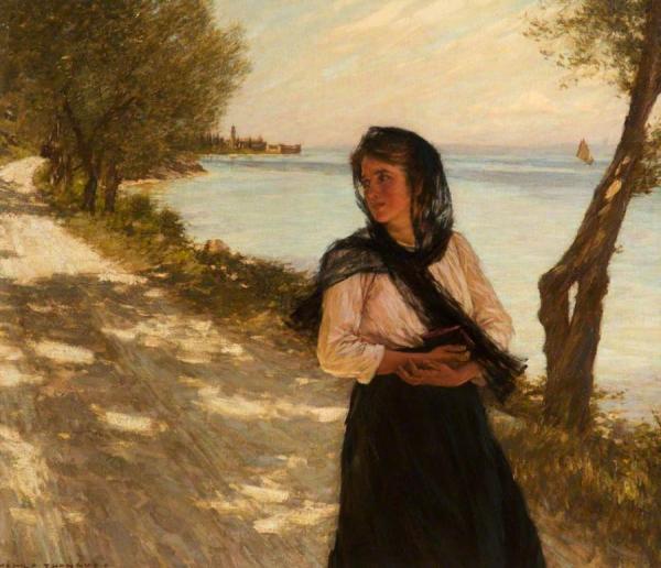 The Festa by Henry Herbert La Thangue