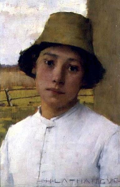 The Young Farmhand by Henry Herbert La Thangue