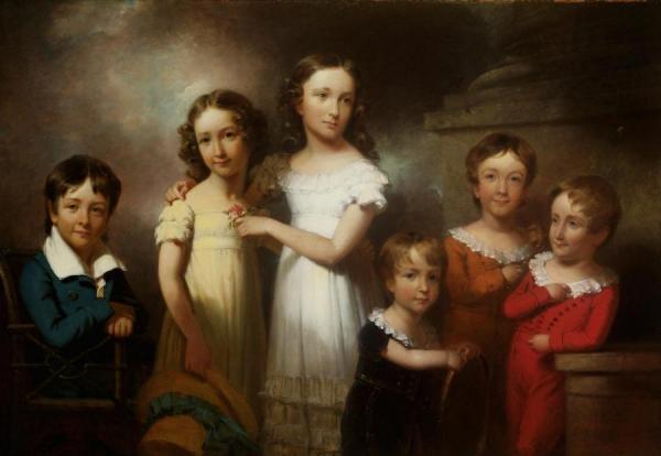 The Children Of Henry Livingston by Henry Inman