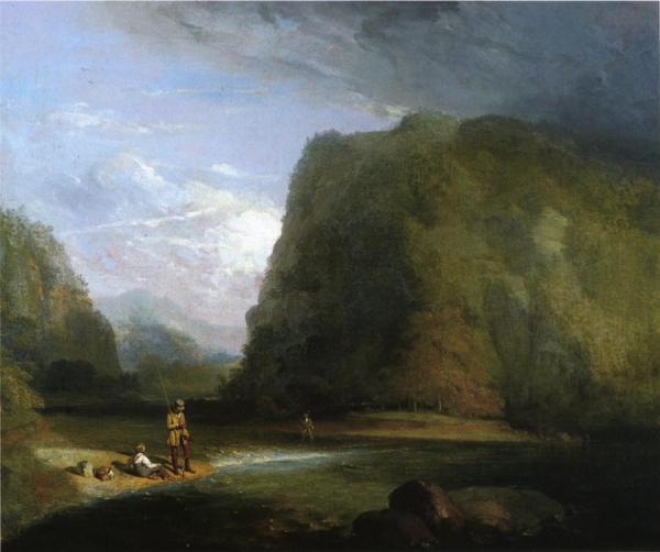 Trout Fishing In Sullivan County by Henry Inman