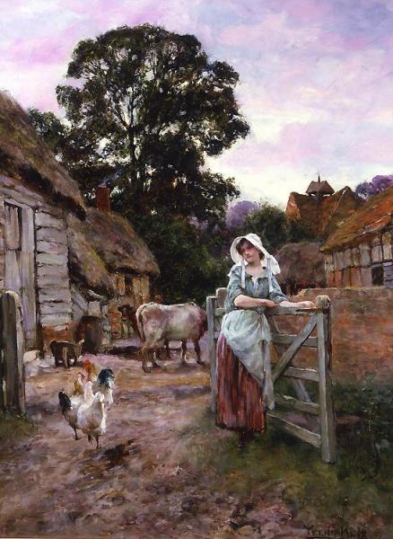 By The Gate by Henry John Yeend King