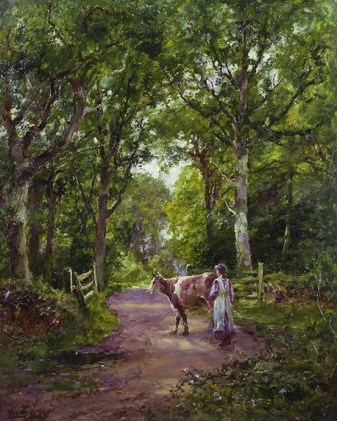 Crossing The Road by Henry John Yeend King