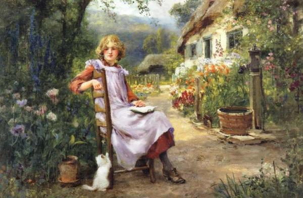 In The Garden by Henry John Yeend King