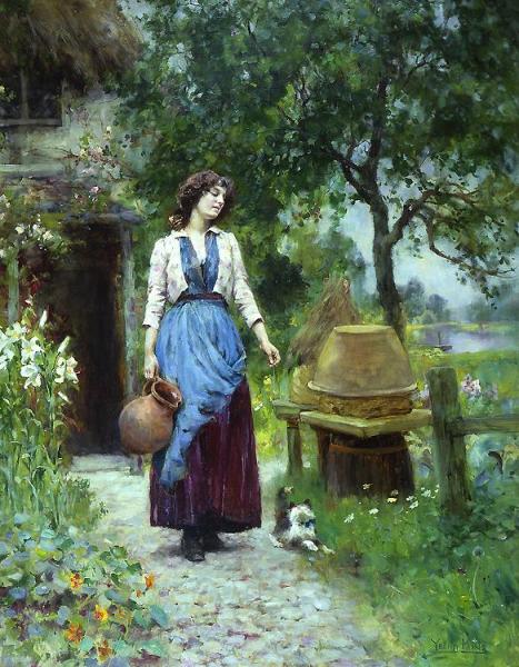 Henry John Yeend King In The Garden