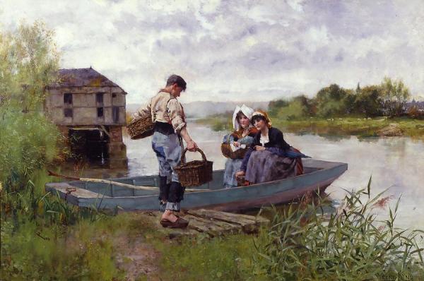 Picnic On The River by Henry John Yeend King