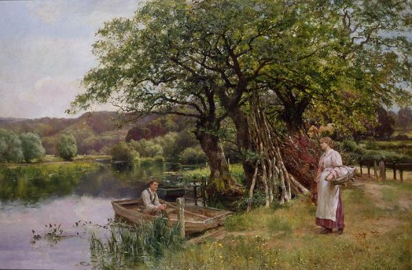 The Ferry by Henry John Yeend King