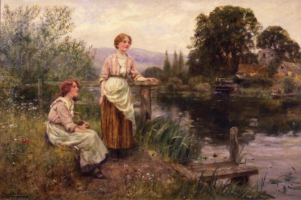 Waiting For The Ferry by Henry John Yeend King