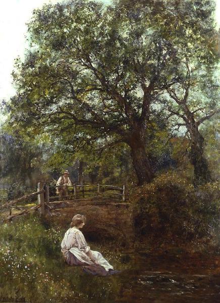 Watching The Trout by Henry John Yeend King