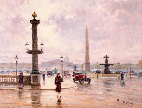 Place De La Concorde by Henry Malfroy