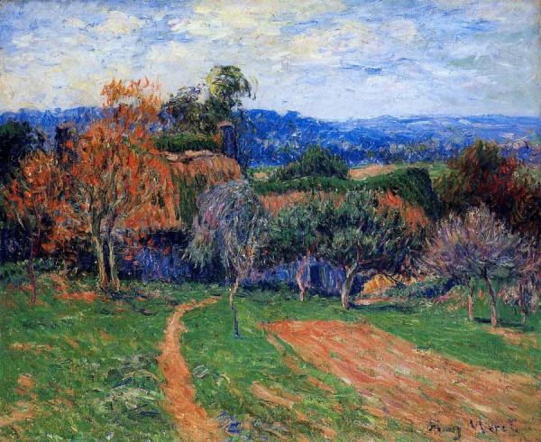 A Farm Near Pont Aven by Henry Moret