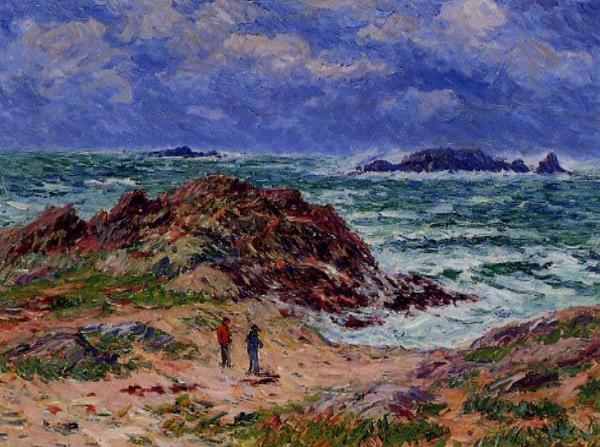 By The Sea In Southern Brittany by Henry Moret
