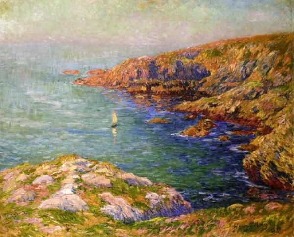 Calm, Coast Of Brittany by Henry Moret