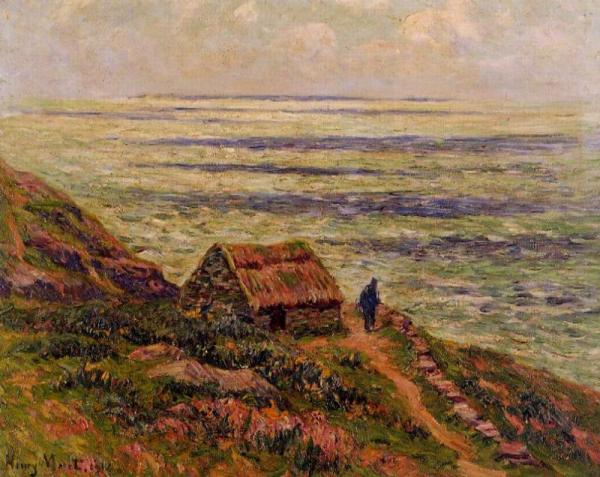 Cliffs Of Jaboure by Henry Moret