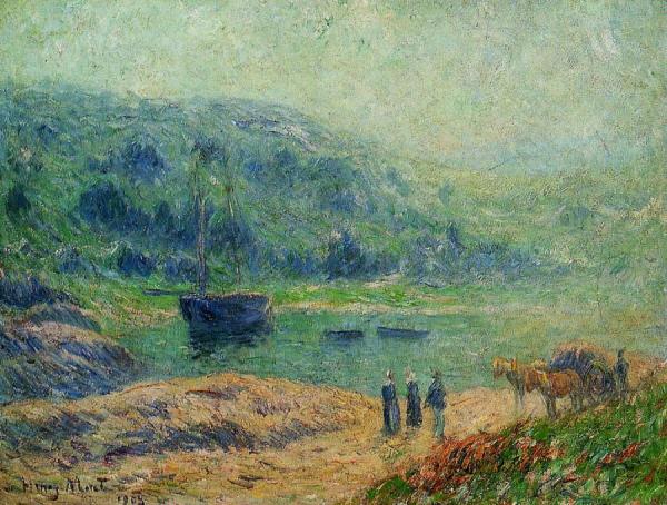 Creek In Brittany by Henry Moret