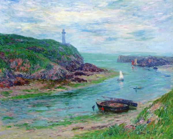 Doelan, Low Tide by Henry Moret Oil Painting Reproductions