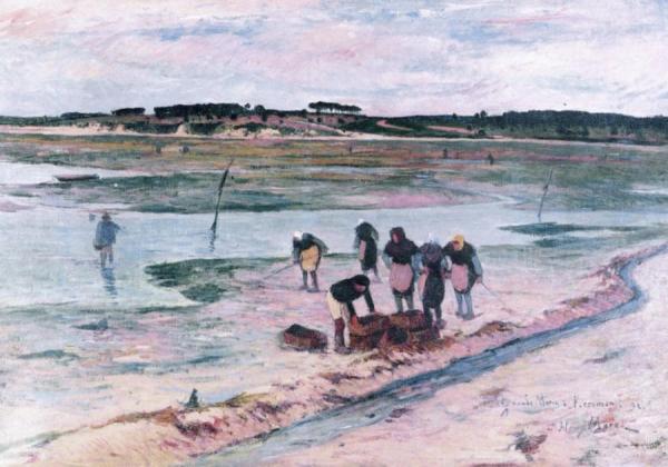 High Tide At Keroman by Henry Moret