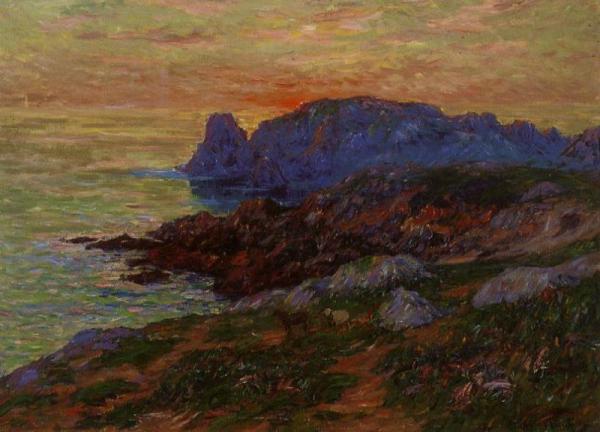 L'ille D'ouessant, Fininstere by Henry Moret