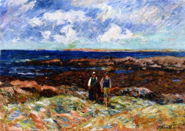 La Pointe De Beg Er Morz by Henry Moret