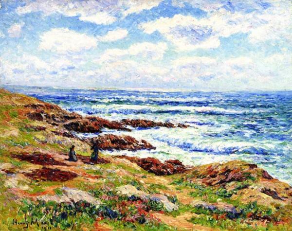 Pointe De Beg-mert, Finistère by Henry Moret
