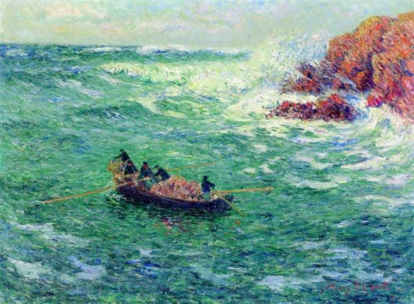 Pot Fishing by Henry Moret