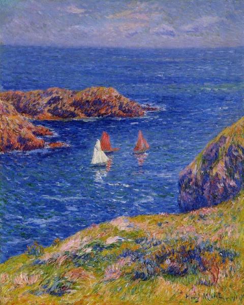 Quessant, Calm Day by Henry Moret