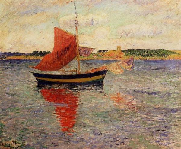 Seascape by Henry Moret