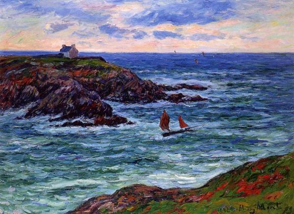 Seascape: Doelan, Brittany by Henry Moret