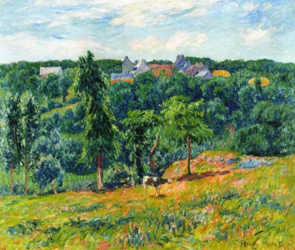 Spring At Clohars by Henry Moret